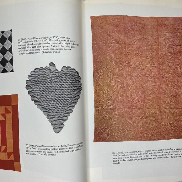 Vintage 1985 Americas Quilts And Coverlets Safford Bishop Hardback Book Gallery - Picture 5 of 16